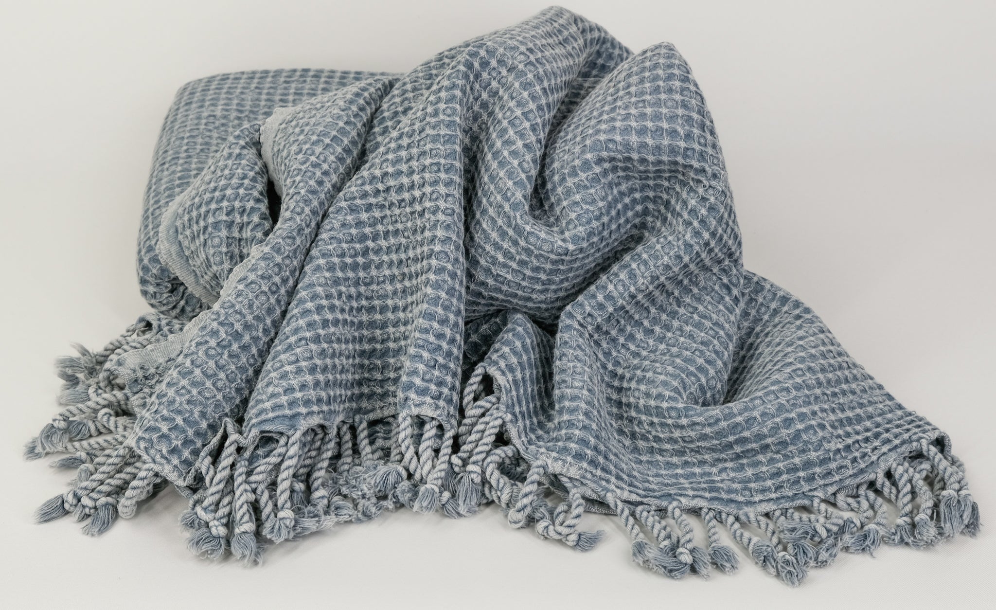 COMFY Yatak Örtüsü | Mavimsi Gri ya da Fildişi rengi, Taşlanmış image 7