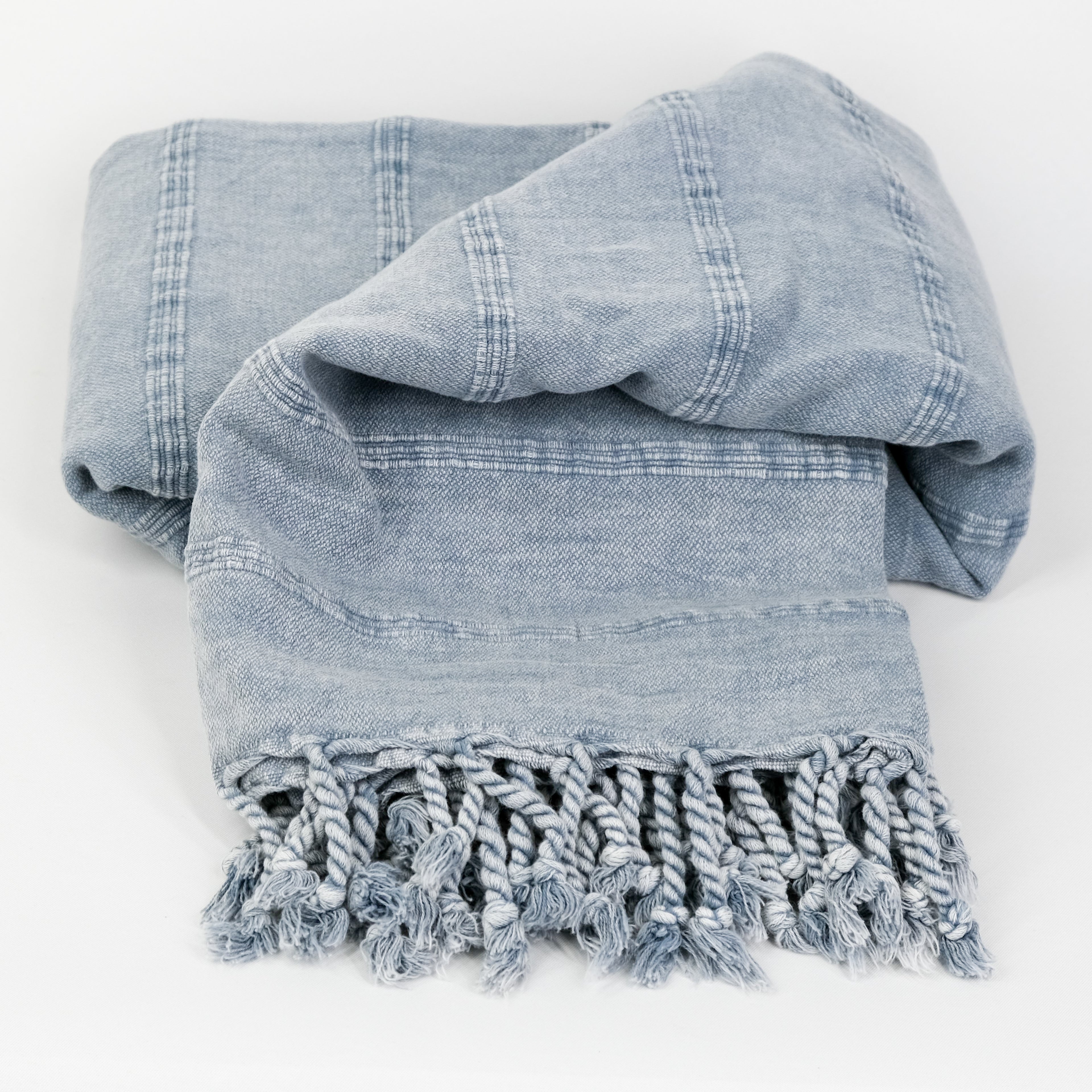 SERENE Yatak Örtüsü | Gri, Taşlanmış image 3