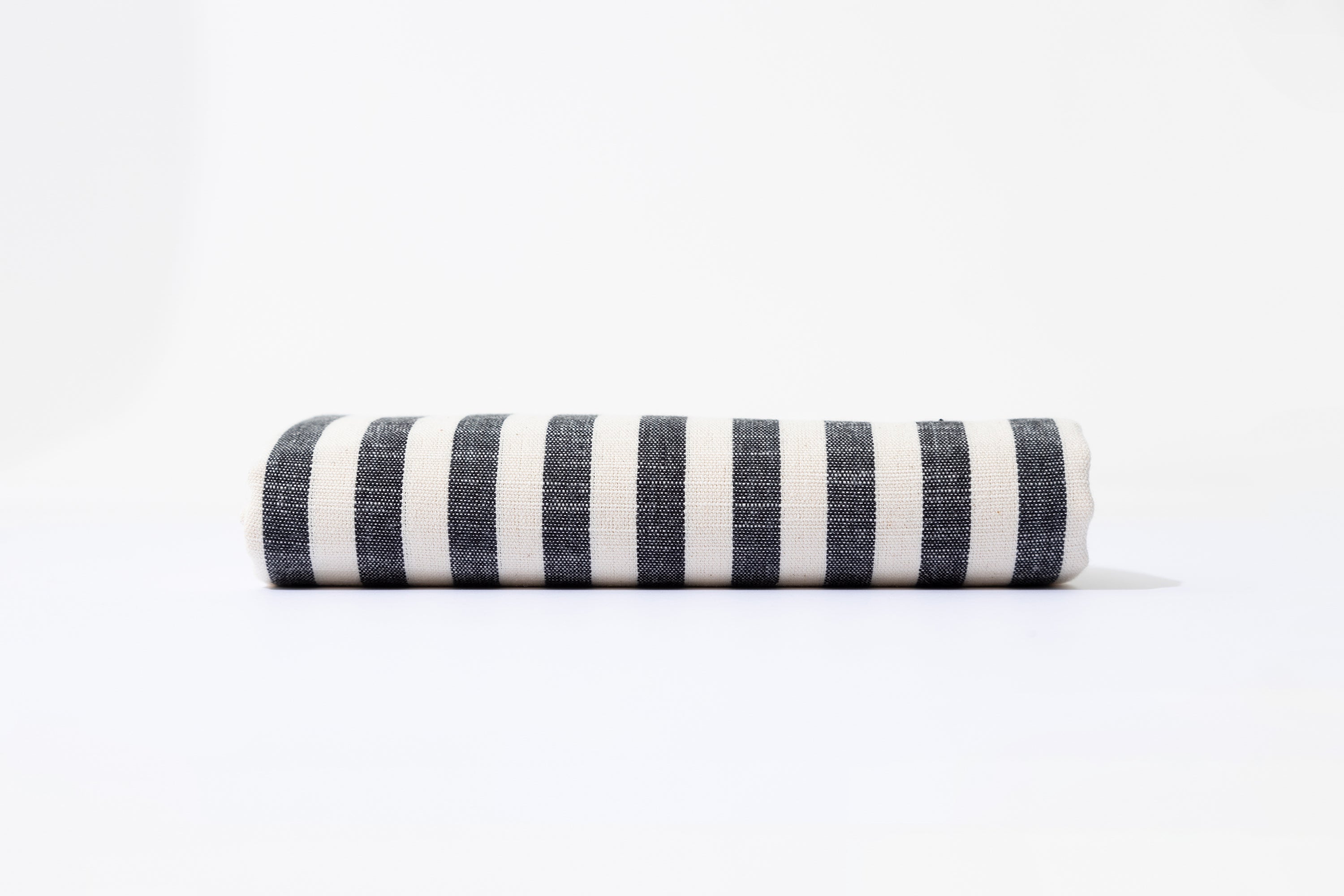 NIGHT El Dokuması Peştemal | Siyah çizgili image 5