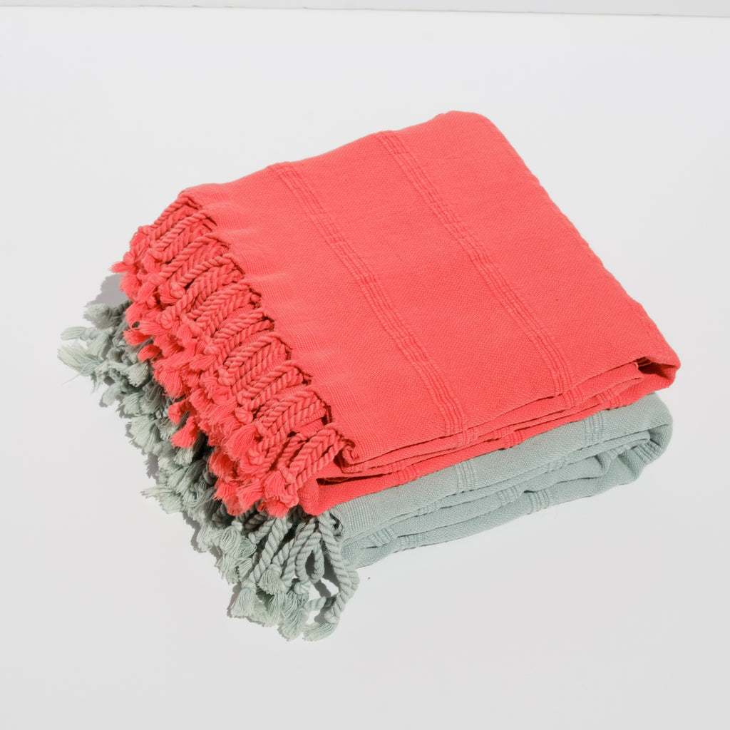SERENE Taşlama Peştemal, Coral image 7