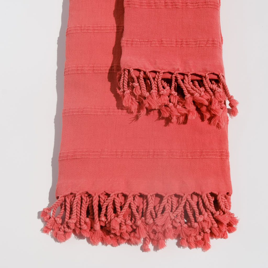 SERENE Taşlama Peştemal, Coral image 0