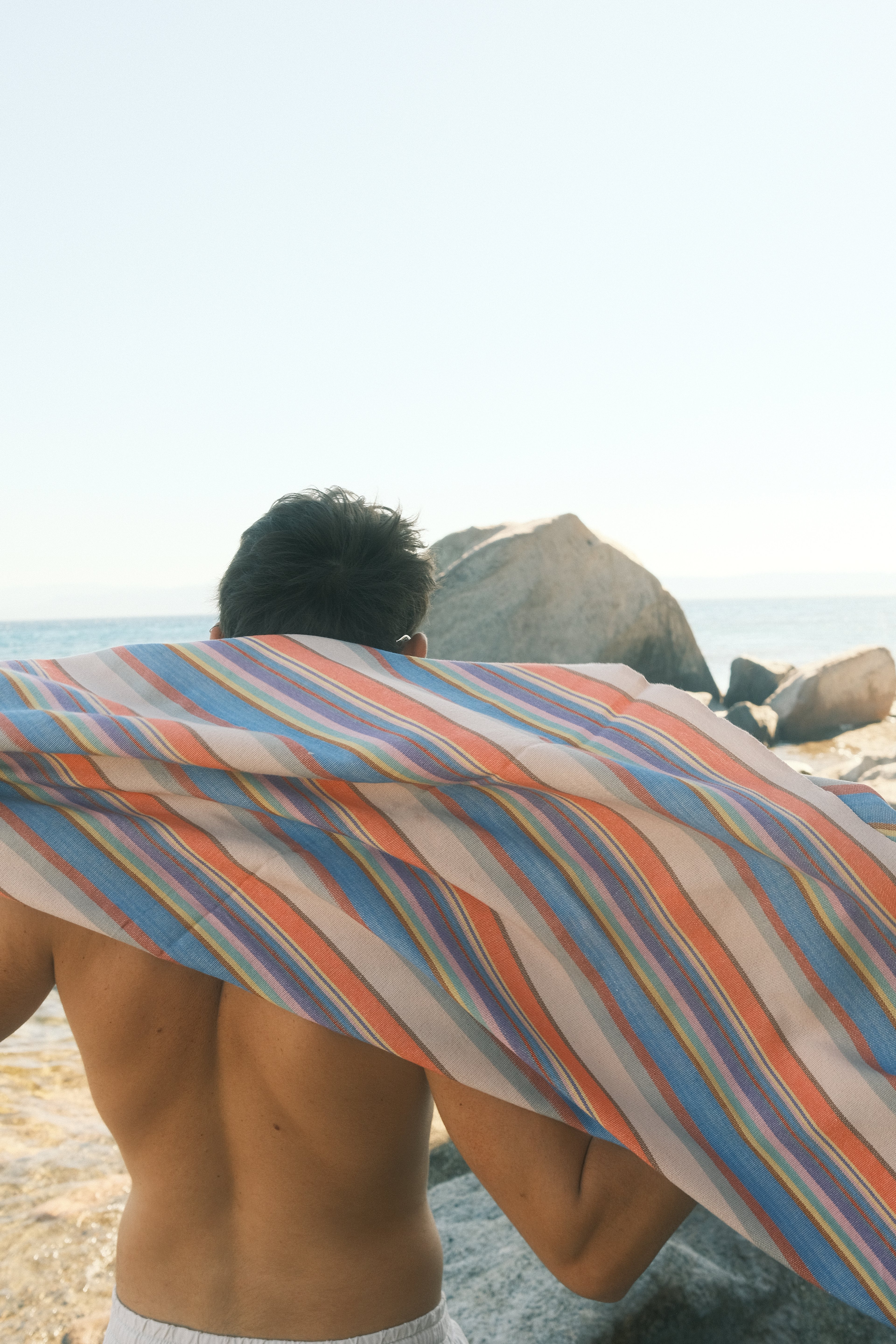 TERRA 1 El Dokuması Peştemal | Çok renkli, çizgili image 1