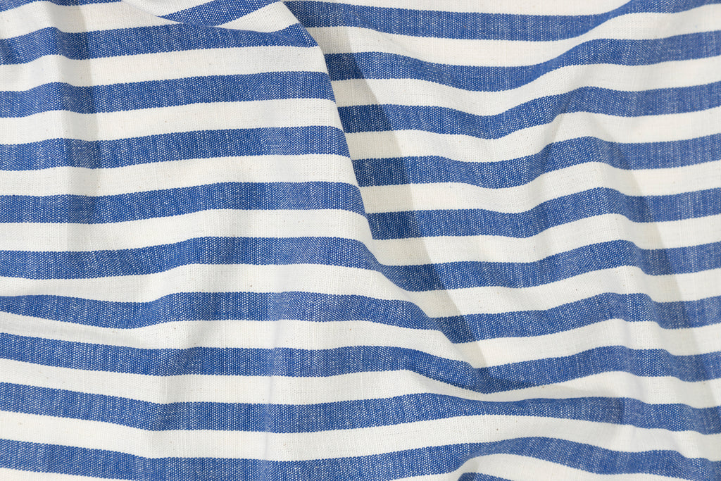 NIGHT El Dokuması Peştemal | Mavi çizgili image 3