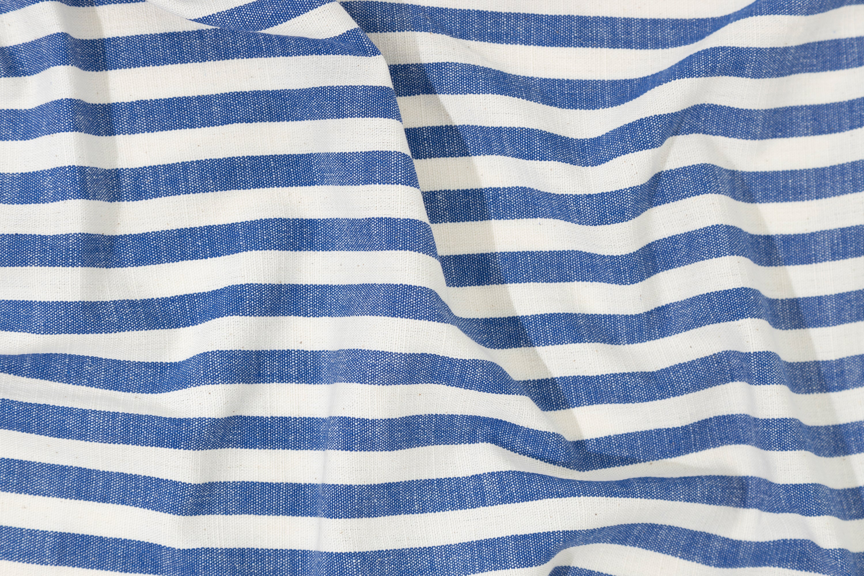 NIGHT El Dokuması Peştemal | Mavi çizgili image 3