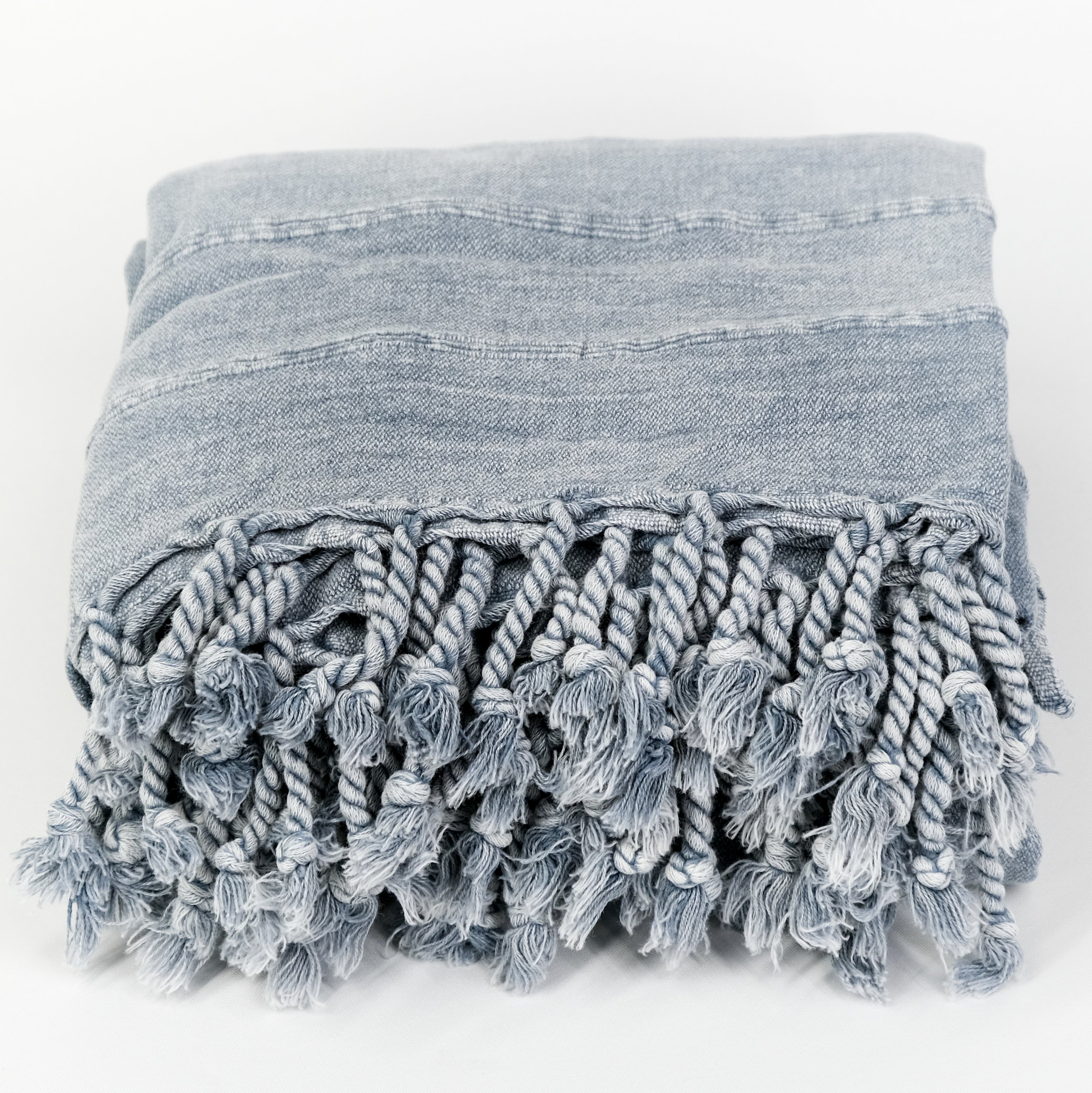 SERENE Yatak Örtüsü | Gri, Taşlanmış image 6