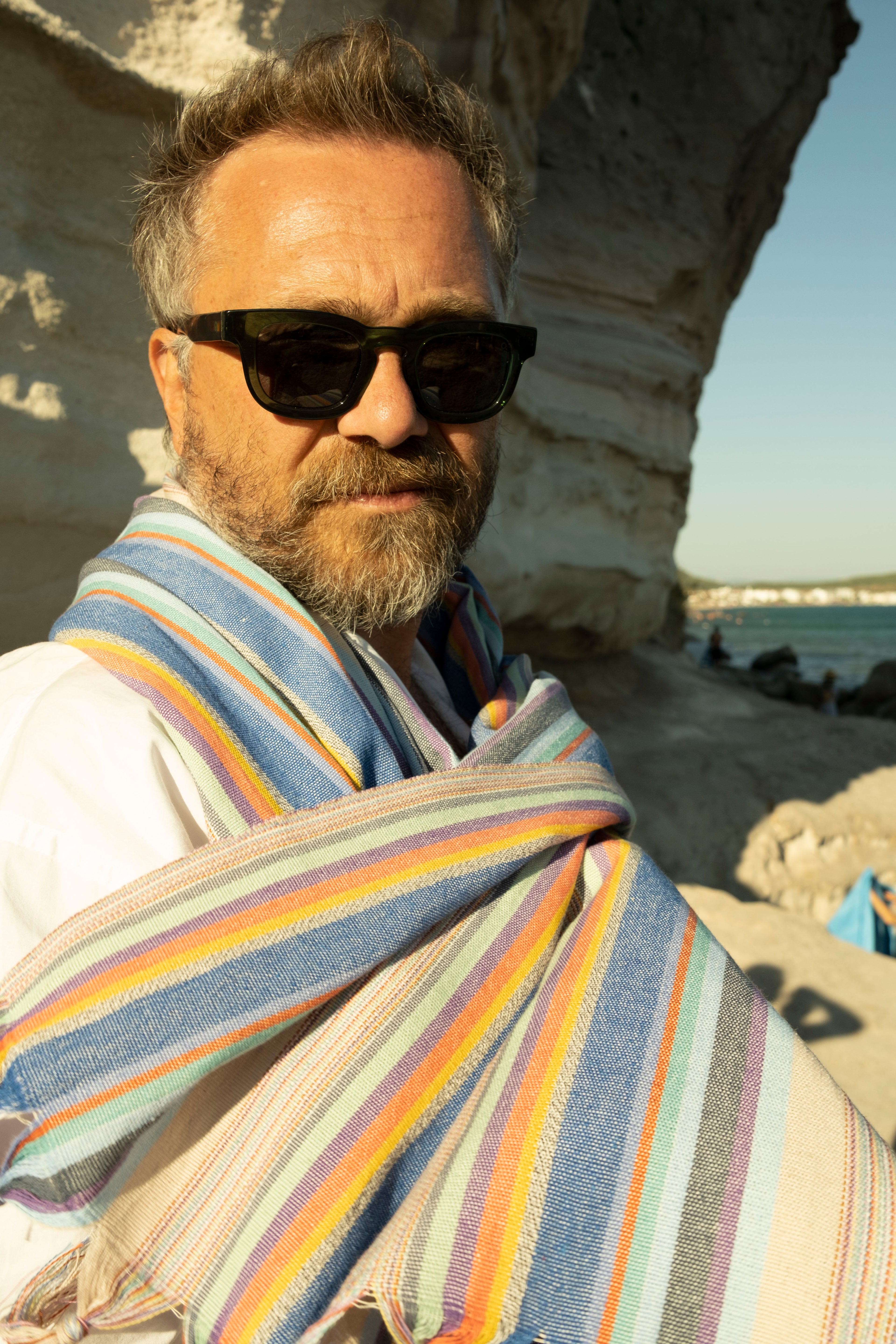 TERRA 2 El Dokuması Peştemal | Çok renkli, çizgili image 1