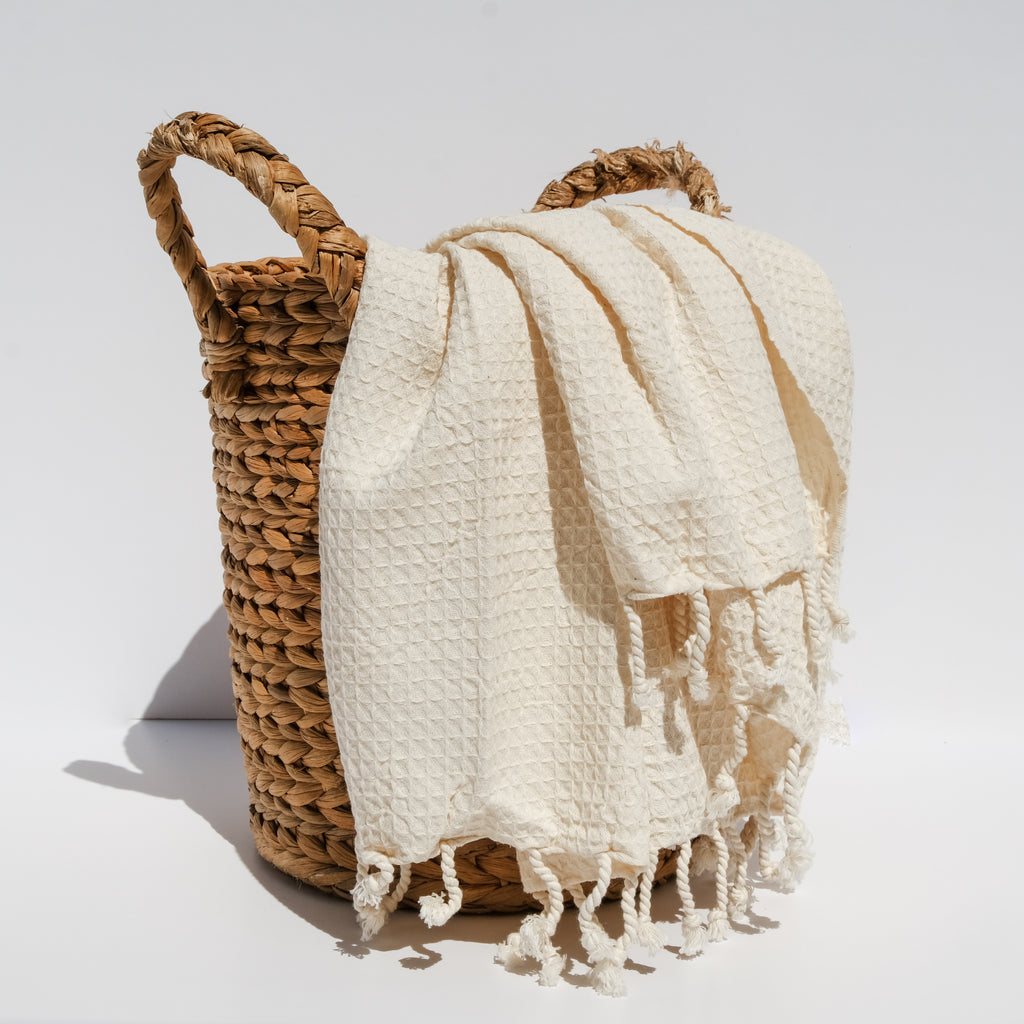 COMFY Yatak Örtüsü | Mavimsi Gri ya da Fildişi rengi, Taşlanmış image 2