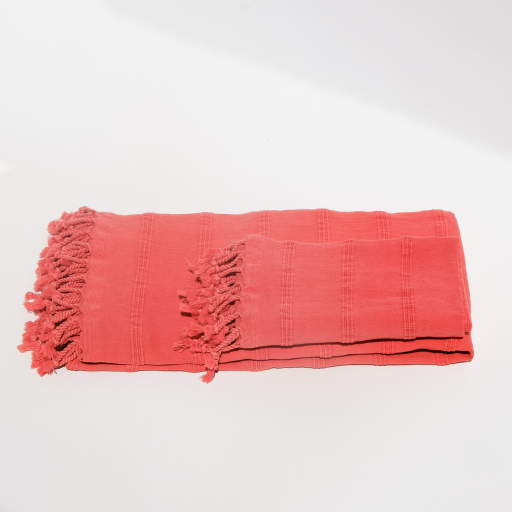 SERENE Taşlama Peştemal, Coral image 5