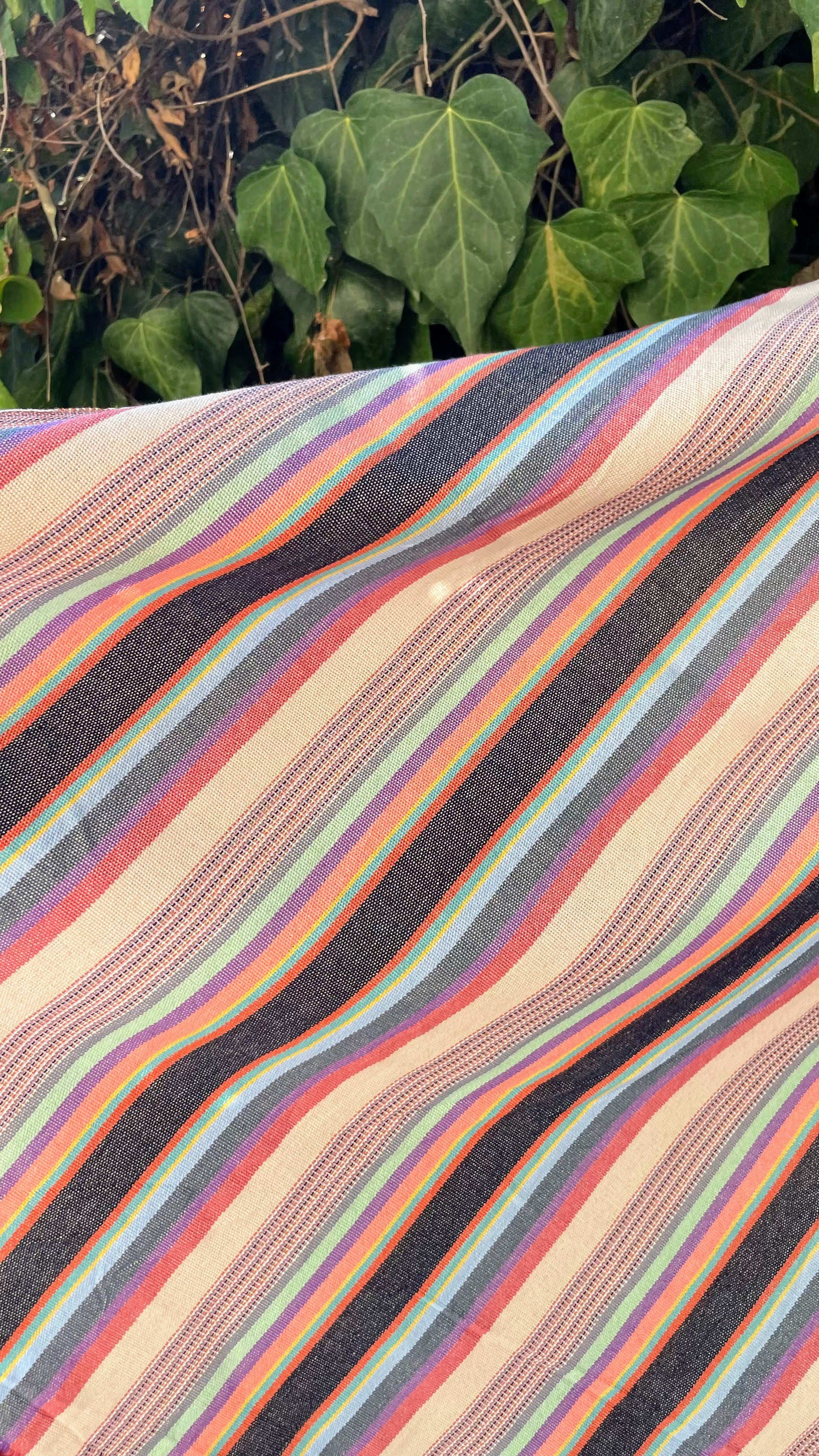 TERRA 3 El Dokuması Peştemal | Çok renkli, çizgili image 3