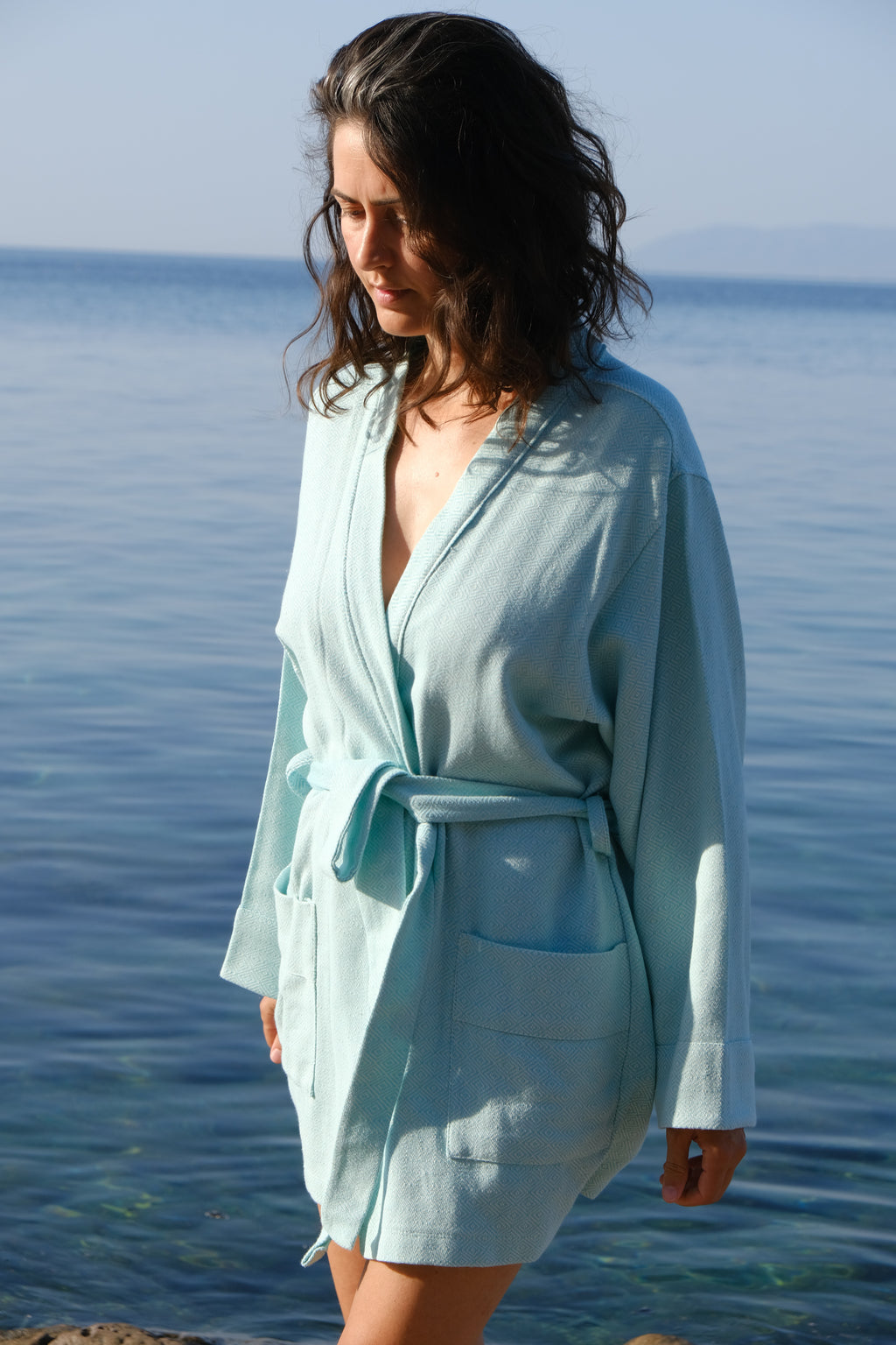 SWAY Bornoz, Açık Mavi image 1