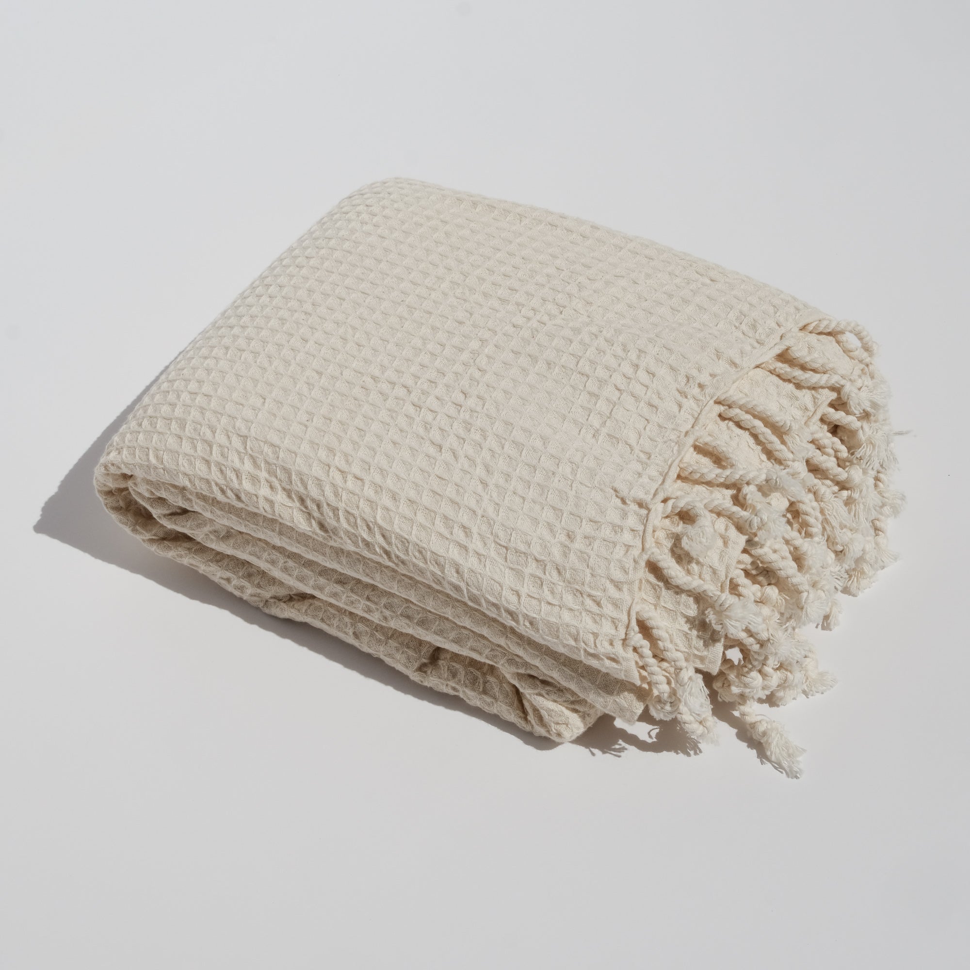 COMFY Yatak Örtüsü | Mavimsi Gri ya da Fildişi rengi, Taşlanmış image 0