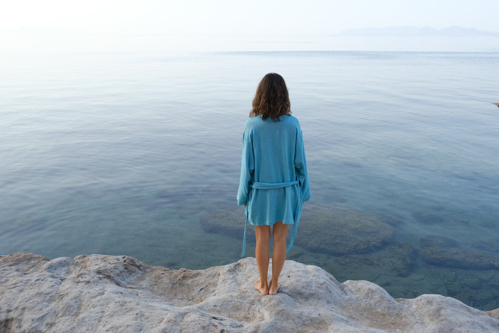 SWAY Bornoz, Mavi image 4