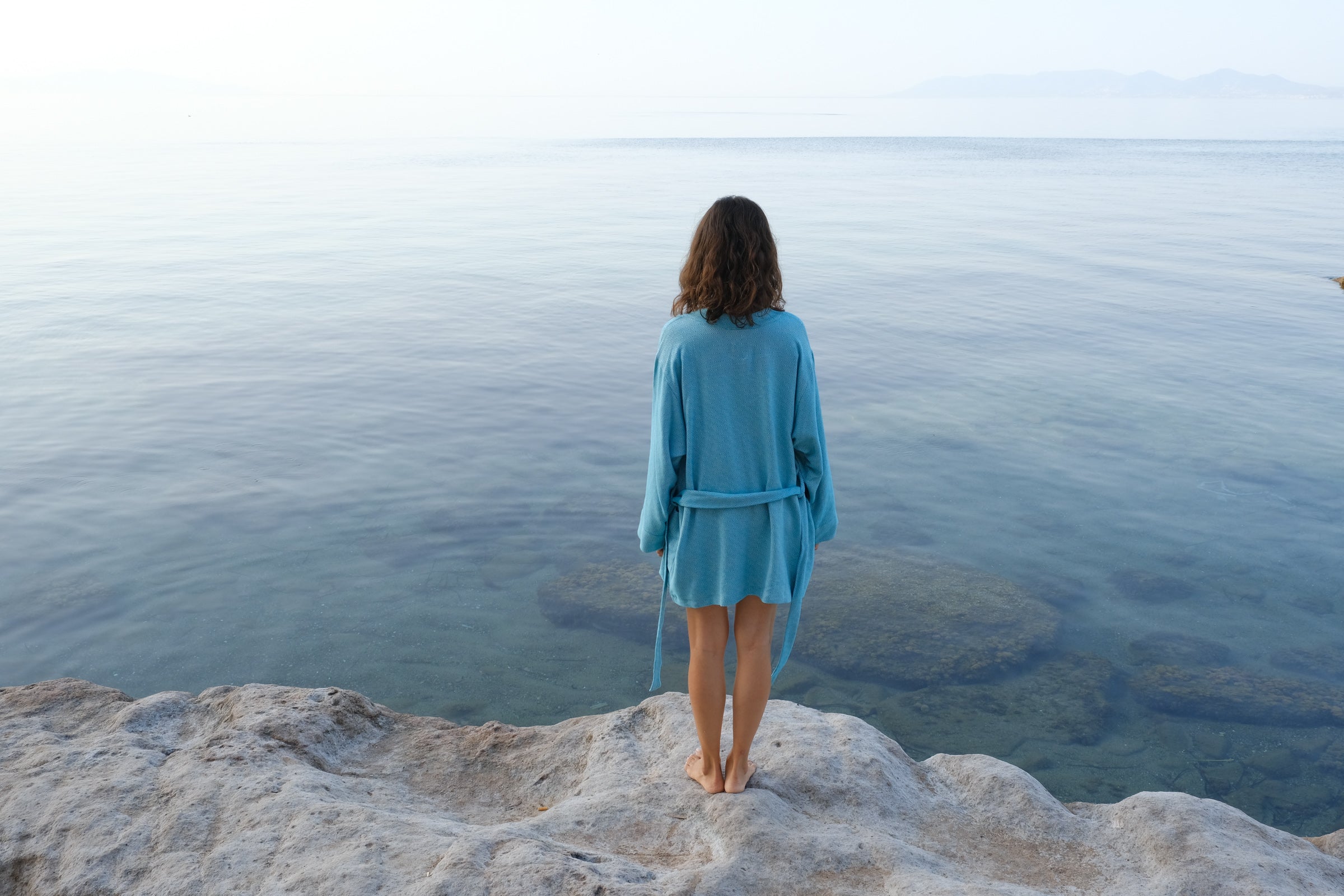 SWAY Bornoz, Mavi image 4