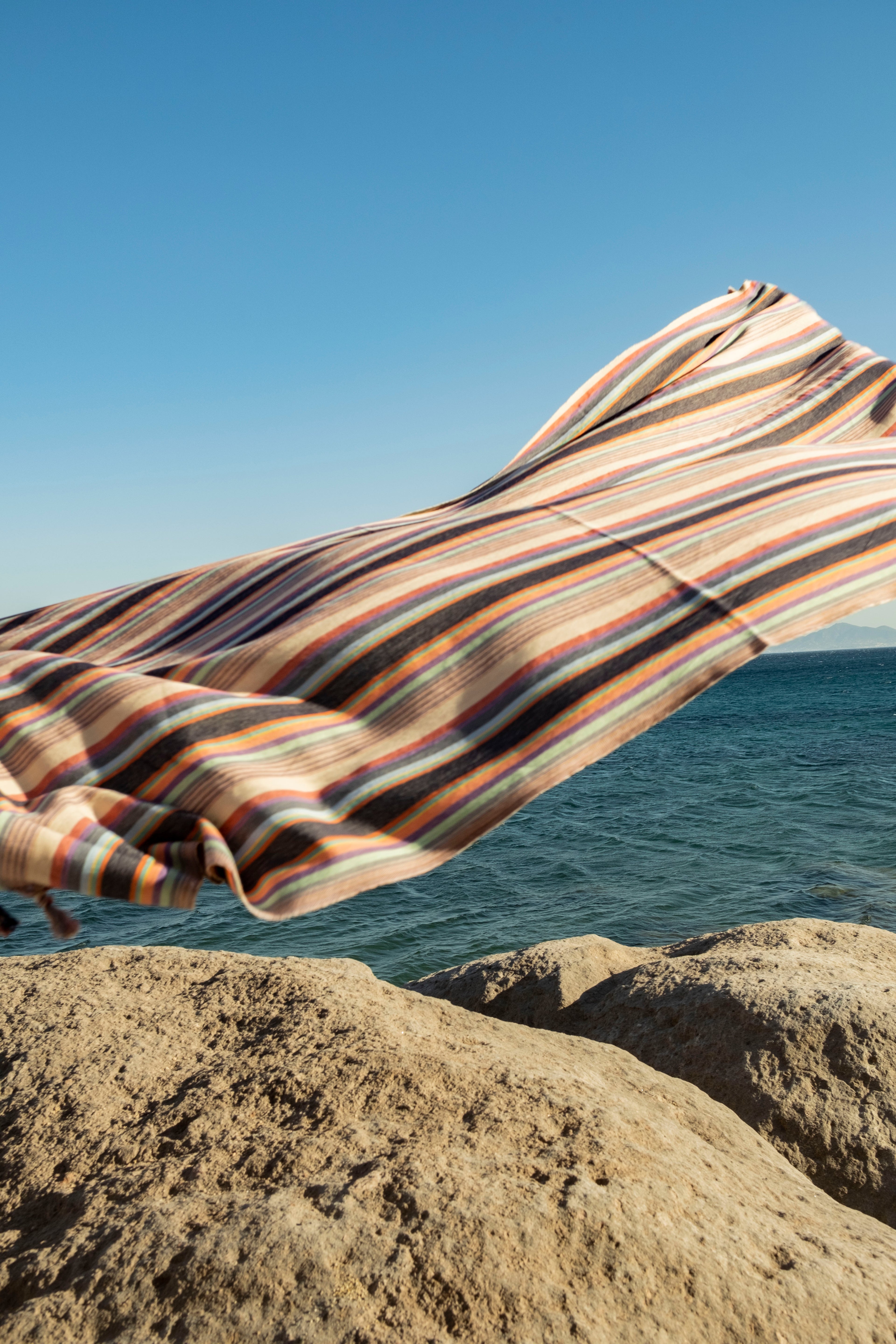 TERRA 3 El Dokuması Peştemal | Çok renkli, çizgili image 2