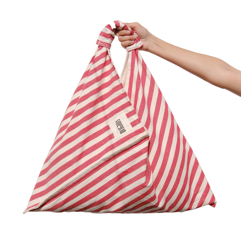 DAY Çanta | Kırmızı Beyaz Çizgili