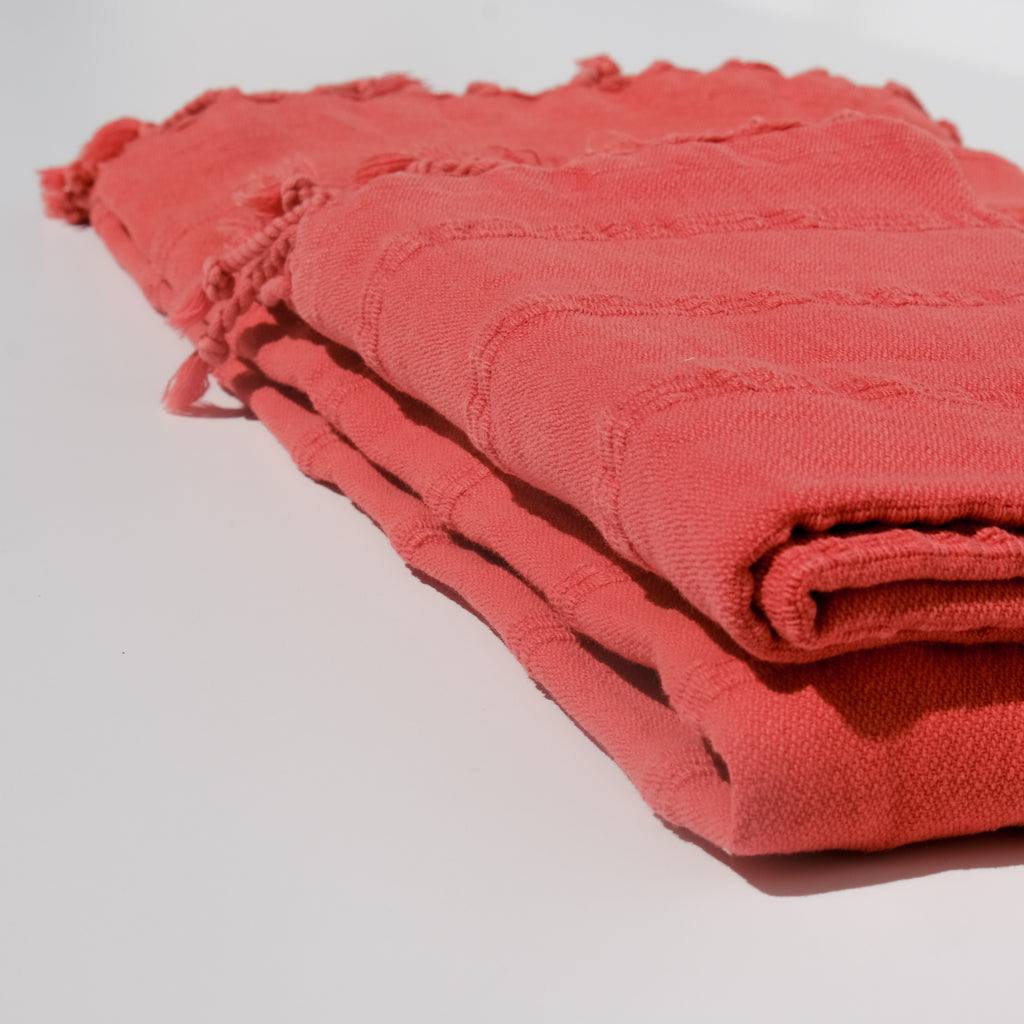 SERENE Taşlama Peştemal, Coral image 4