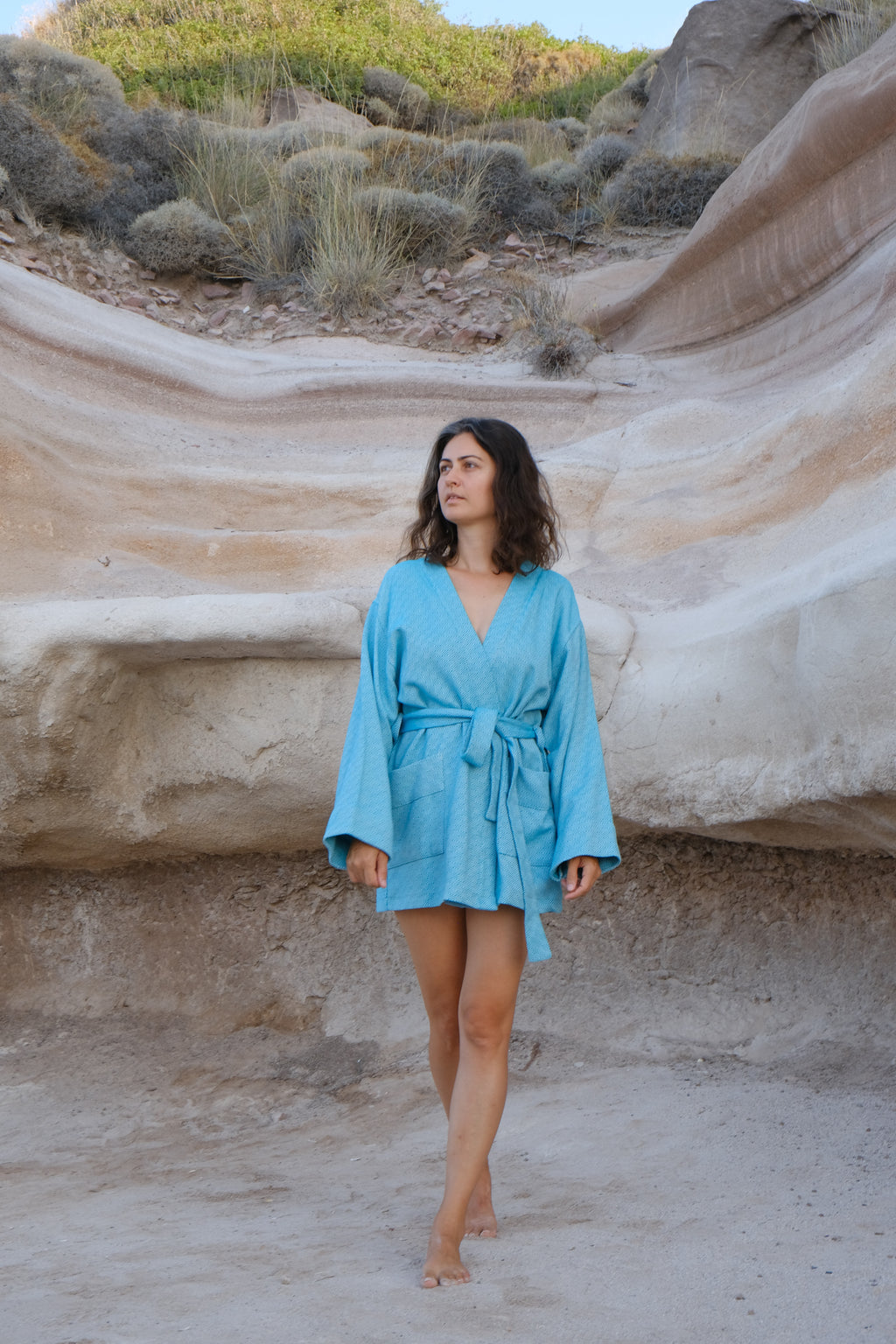 SWAY Bornoz, Mavi image 0