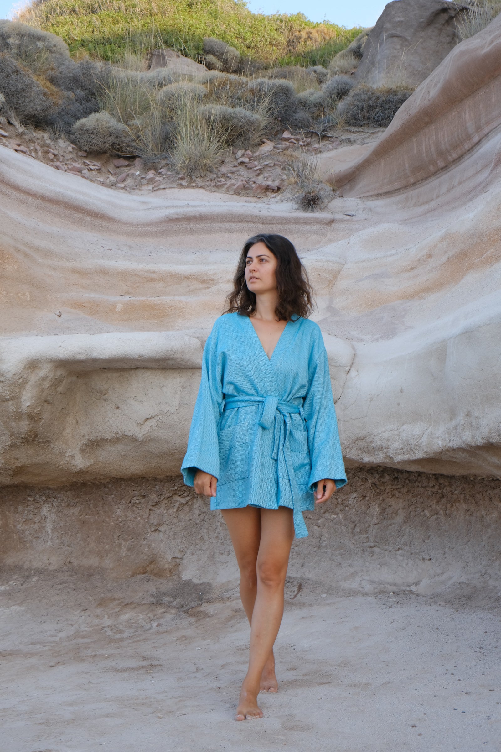 SWAY Bornoz, Mavi image 0