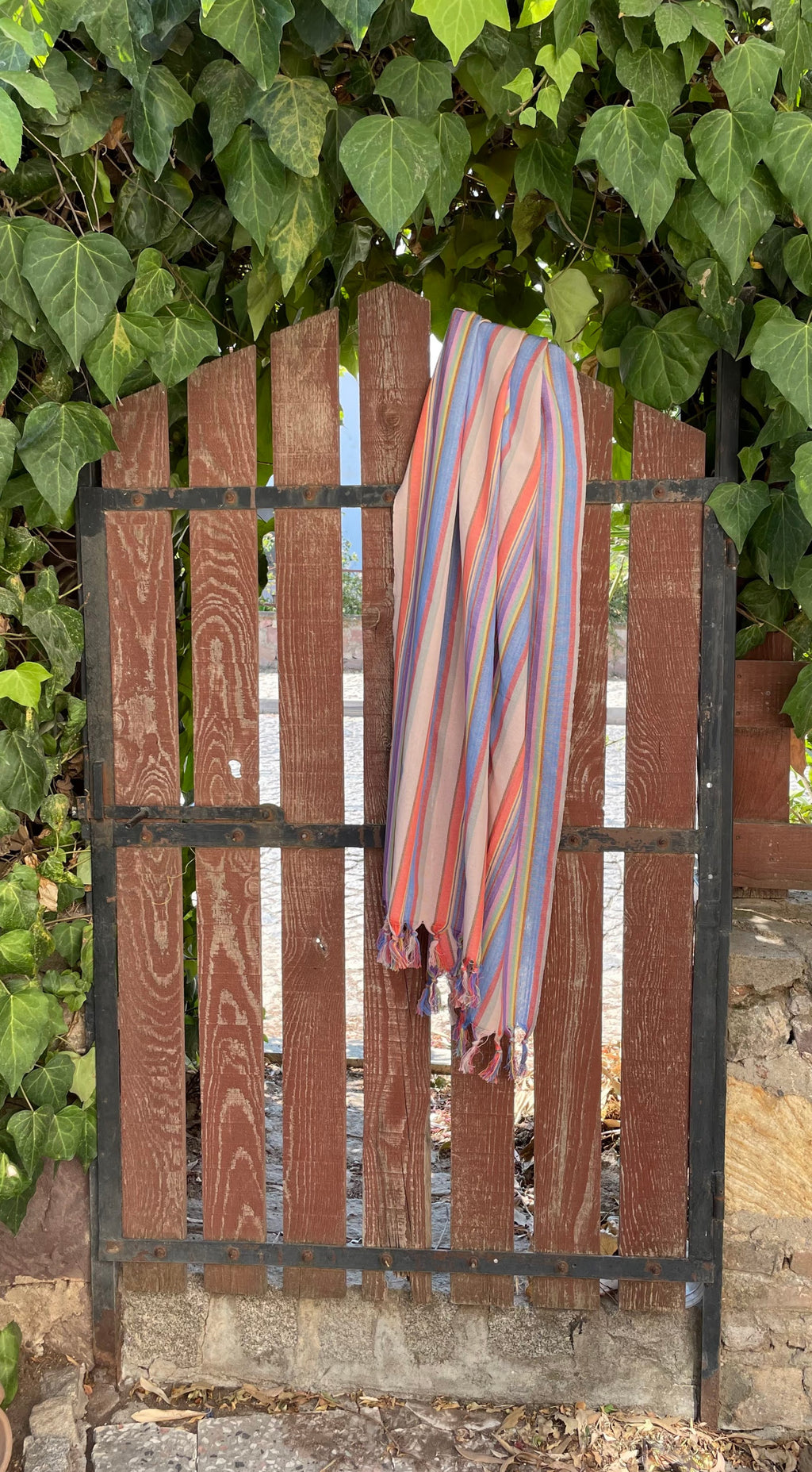 TERRA 1 El Dokuması Peştemal | Çok renkli, çizgili image 4