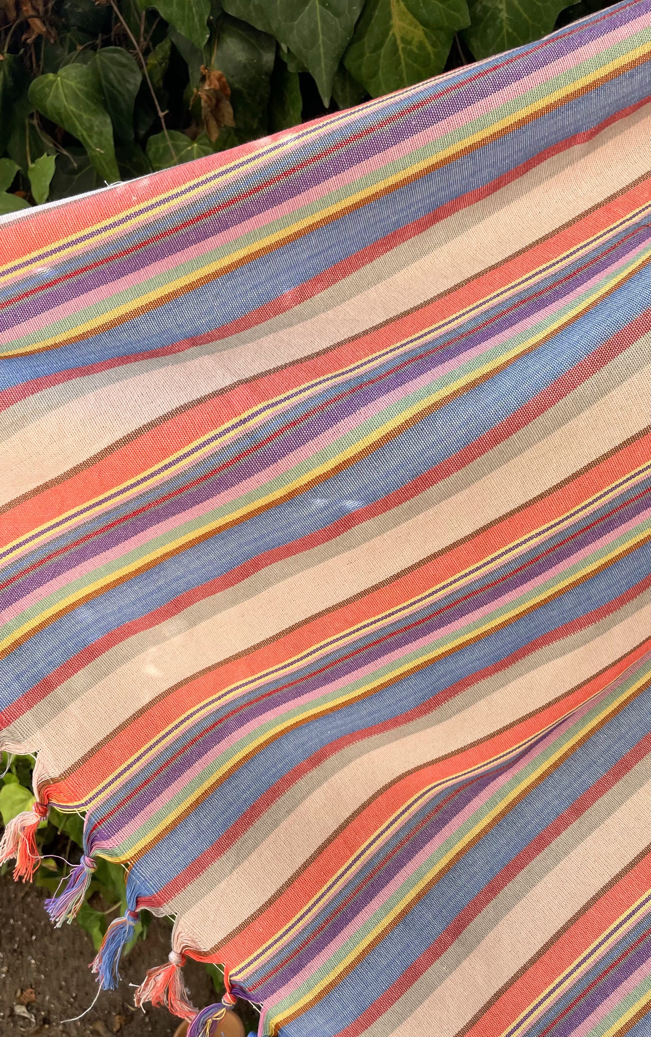TERRA 1 El Dokuması Peştemal | Çok renkli, çizgili image 3