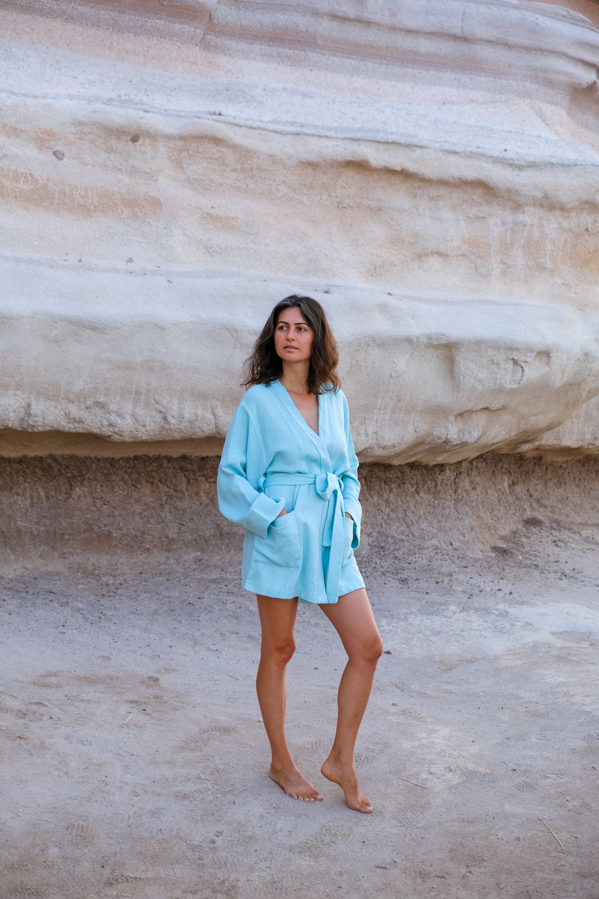 SWAY Bornoz, Açık Mavi image 0