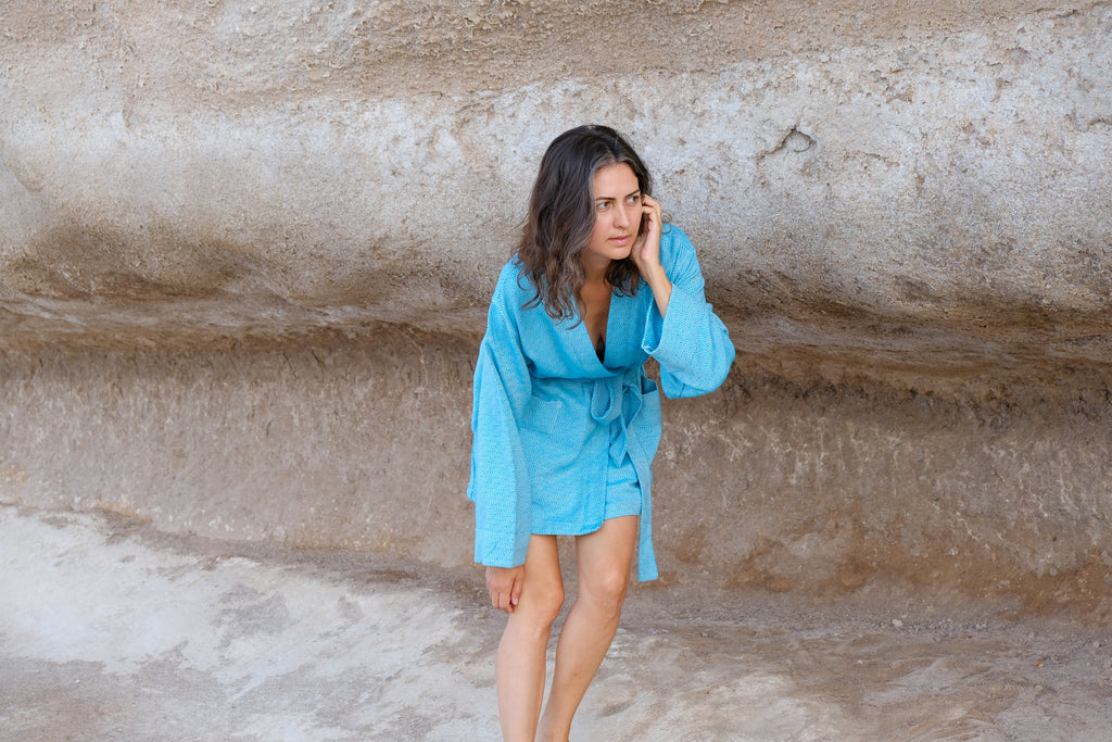 SWAY Bornoz, Mavi image 2