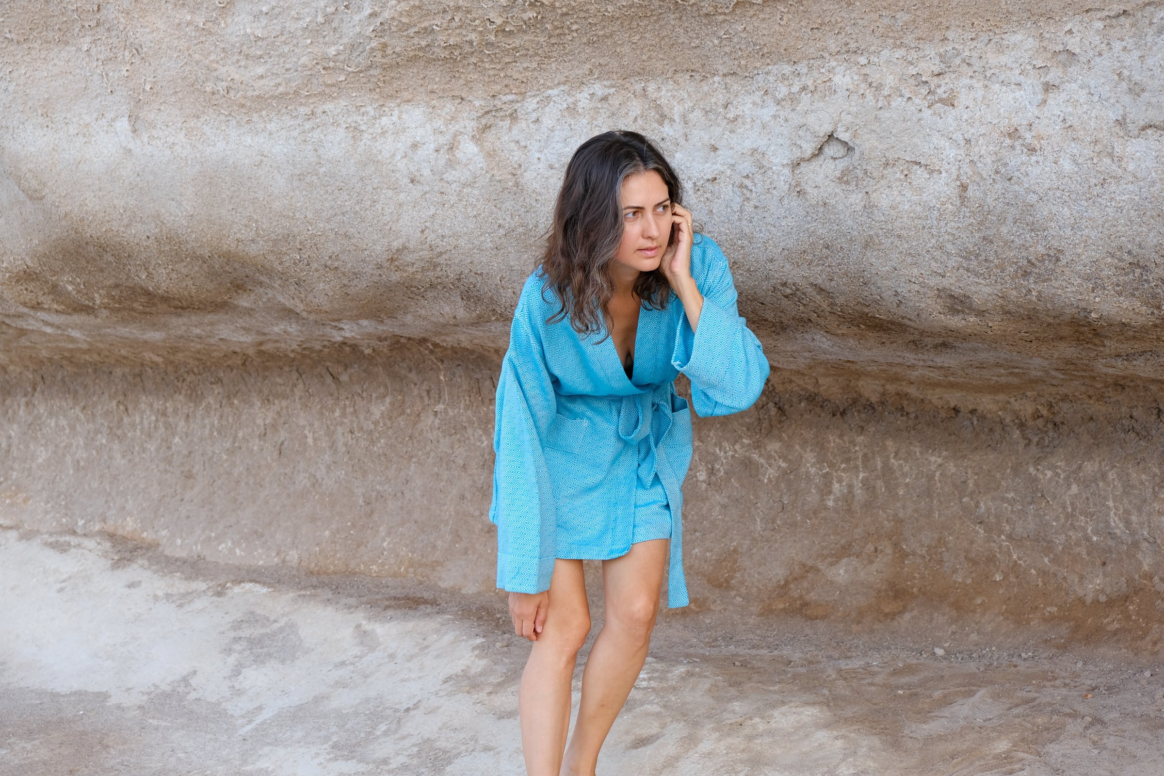 SWAY Bornoz, Mavi image 2