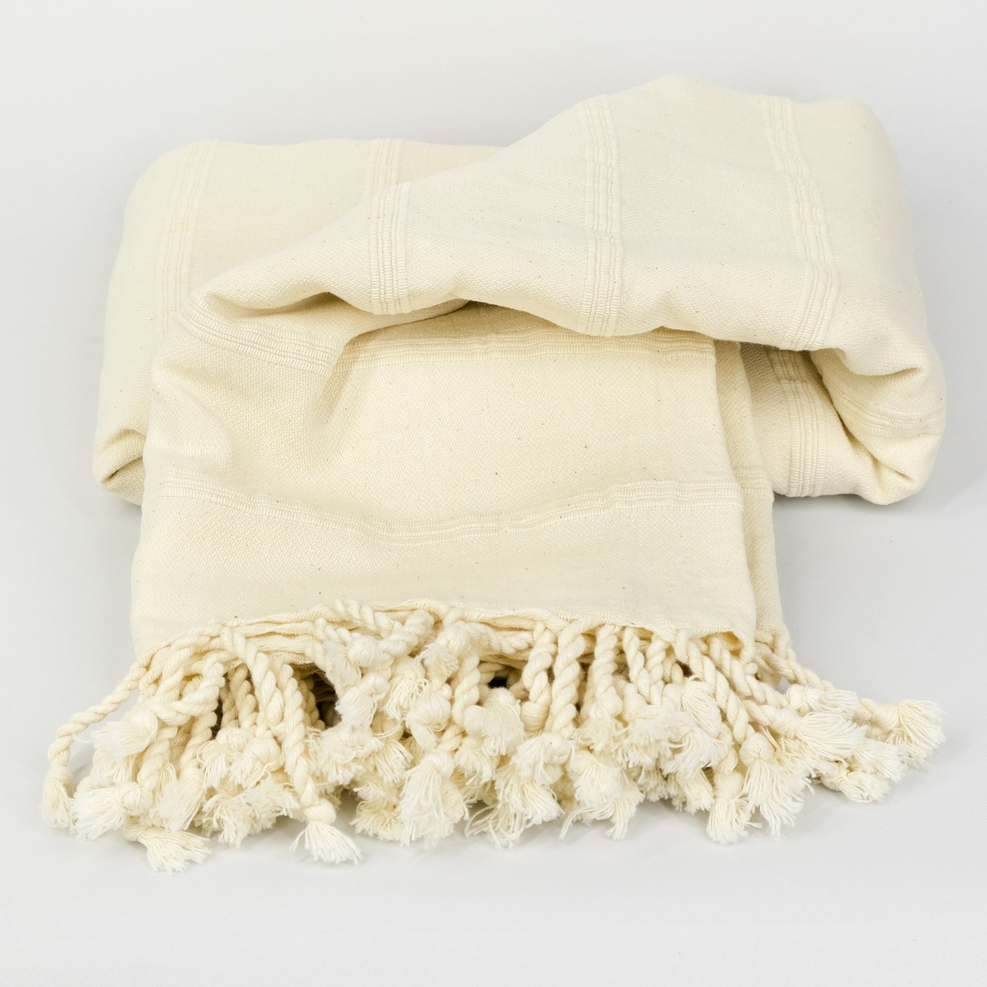 SERENE Yatak Örtüsü | Krem, Taşlanmış image 1