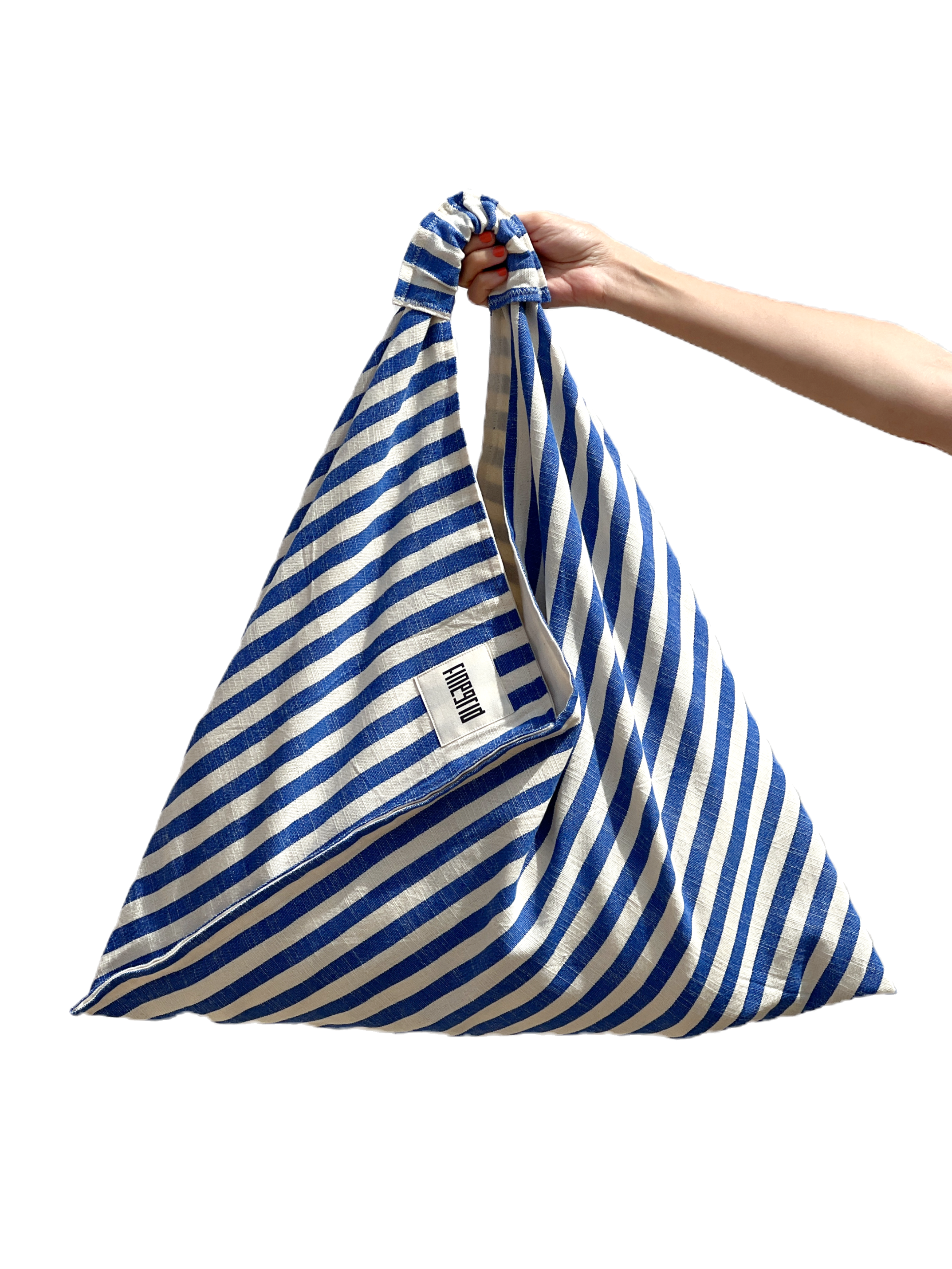NIGHT Çanta | Mavi Beyaz Çizgili image 0