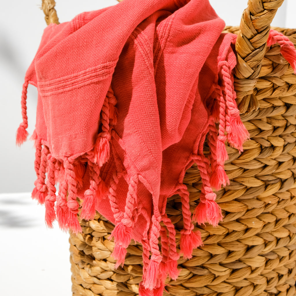 SERENE Yatak Örtüsü | Coral, Taşlanmış image 3