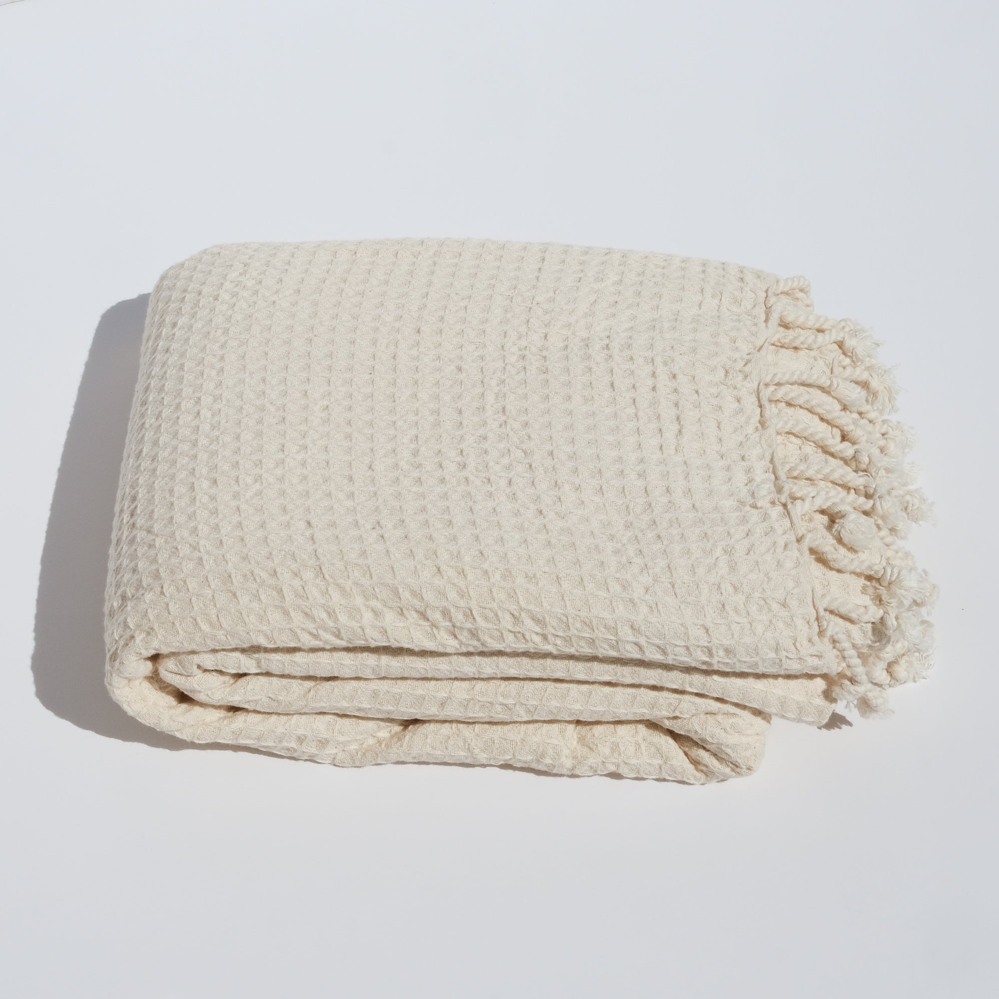 COMFY Yatak Örtüsü | Mavimsi Gri ya da Fildişi rengi, Taşlanmış image 1