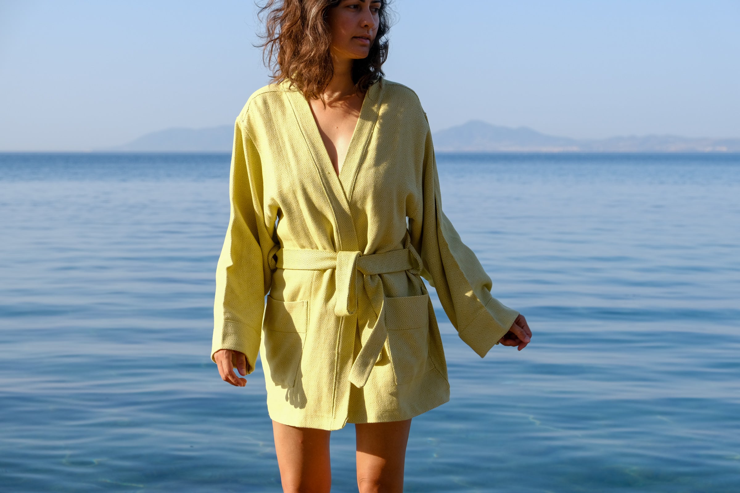 SWAY Bornoz, Sarı image 3