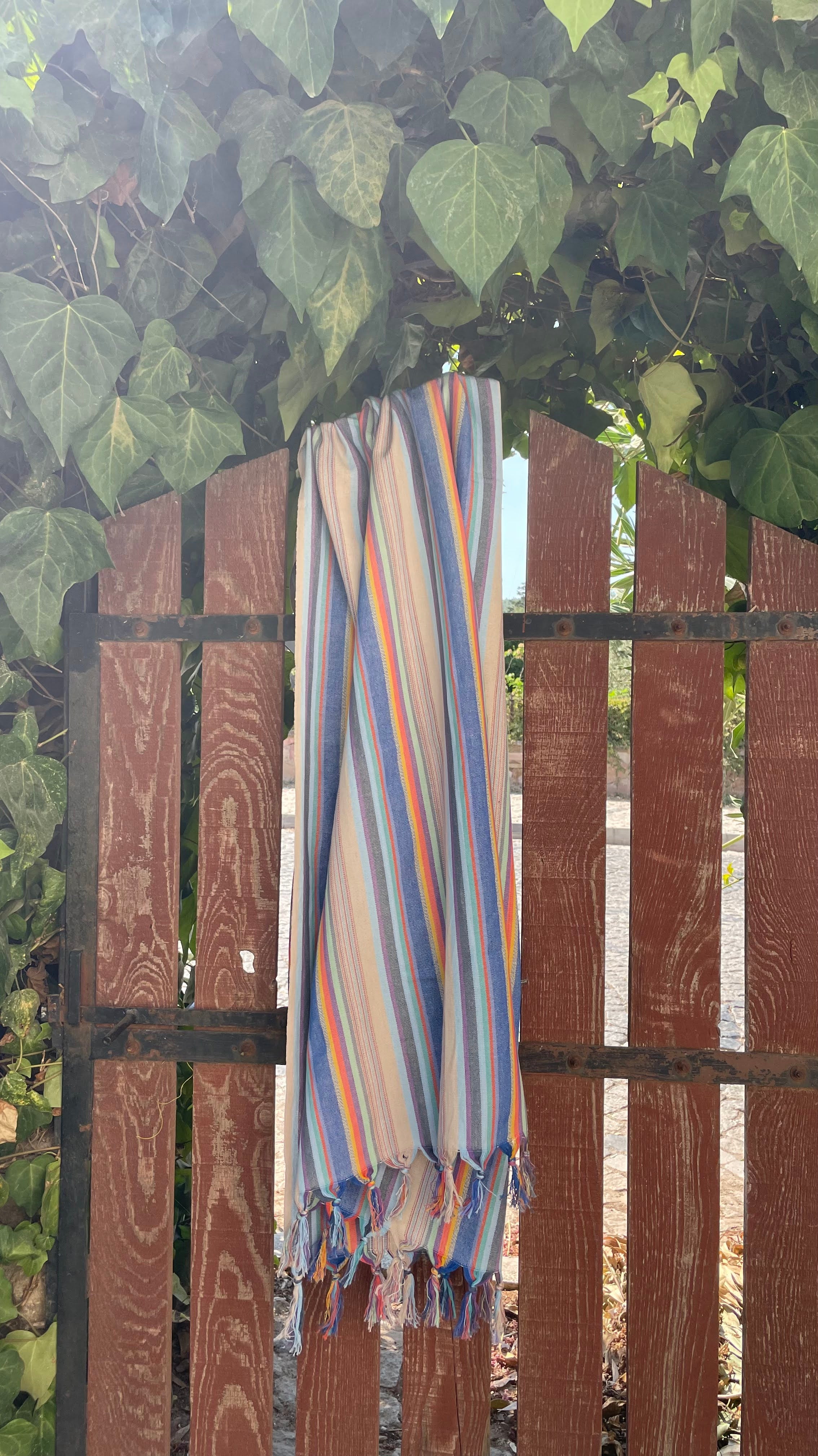 TERRA 2 El Dokuması Peştemal | Çok renkli, çizgili image 3