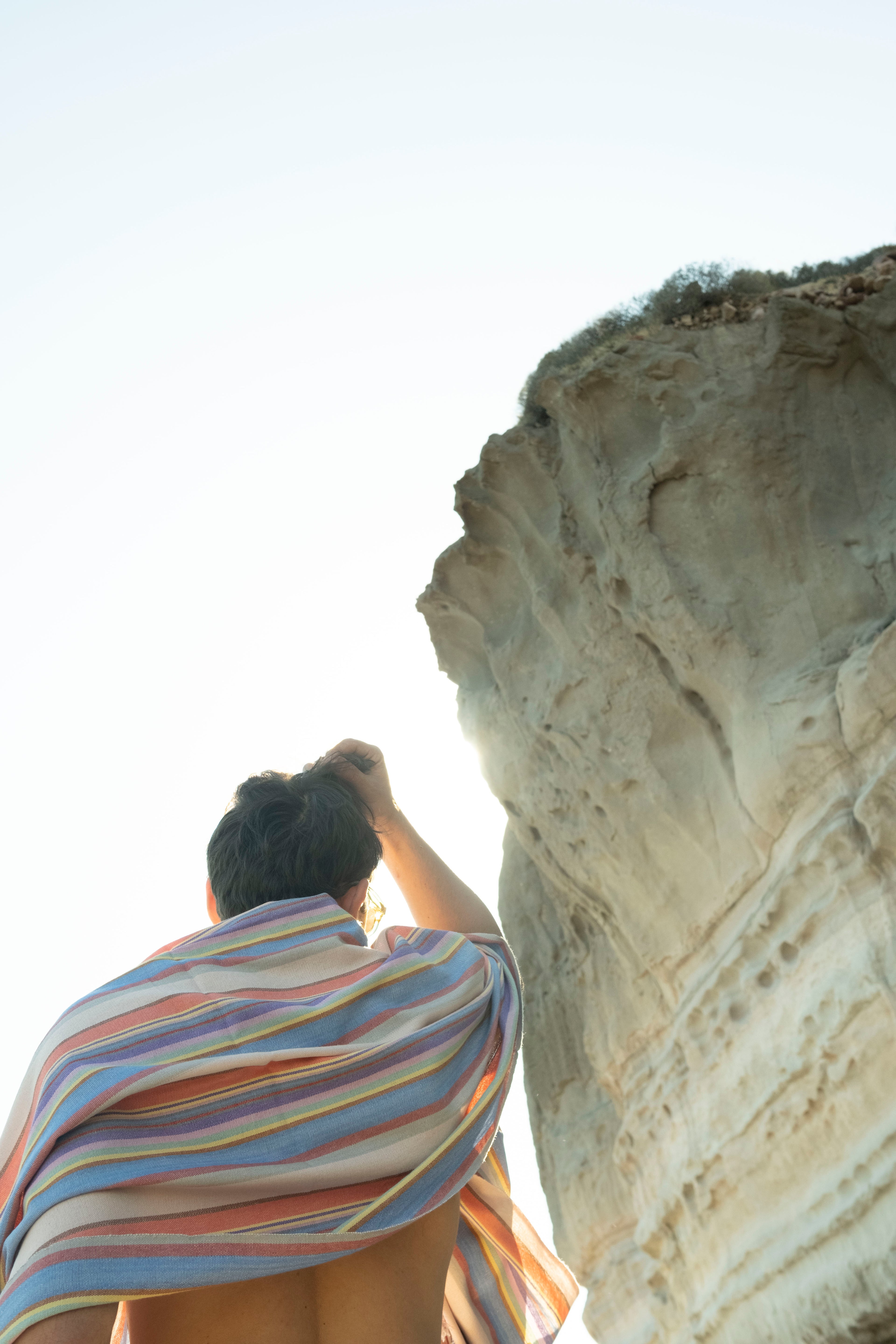 TERRA 1 El Dokuması Peştemal | Çok renkli, çizgili image 6